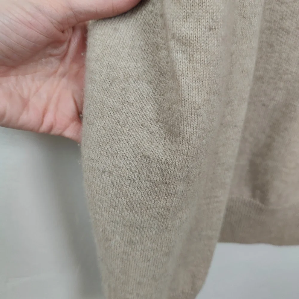 B. Draddy Top Mens XXL Tan 100% Scottish Cashmere‎ Commonwealth Golf Old Money